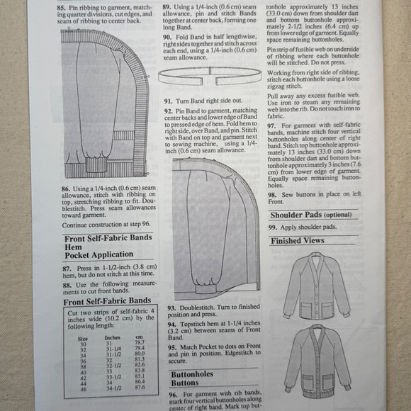 Vintage Stretch & Sew  Ann Person #1571 Raglan Dress and Sweater collection - Picture 4 of 7